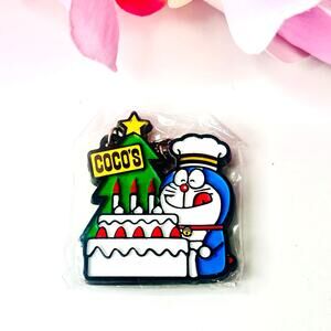 RARE Vintage Doraemon Coco’s Christmas Keychain Sealed Tokyo